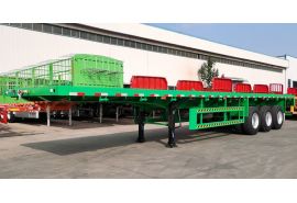 CIMC Flatbed Tri Axle Trailer will be sent to Tanzania
