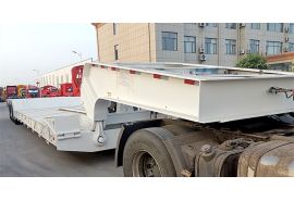 120t Lowboy Gooseneck Trailer will be sent to Senegal