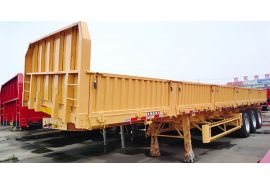Tri Axle 34Ton Side Tipper Trailer for Sale in Ghana