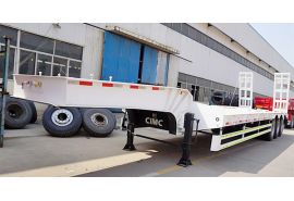3 Axle 60T Low Loader Truck Trailer for Sale in Jamaica
