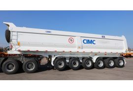 6 Axle End Dump Tipper Trailer for Sale in Zambia