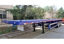 Tri Axle 40 Feet Flatbed Container Trailer for Sale in Namibia