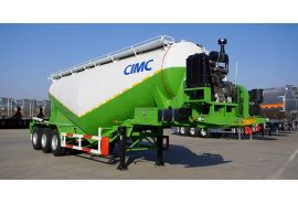 Tri Axle Cement Transport Vehicle Trailer will be sent to Mauritius
