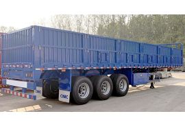 60ton 3 Axle Carge Side Wall Semi Trailer will be sent to Kenya