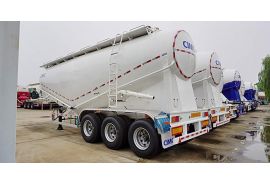 CIMC 40 Ton Dry Cement Banana Shaped Trailer will be sent to Mozambique
