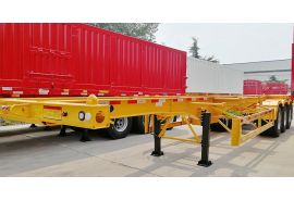 CIMC 40ft Tri Axle Chassis Container Trailer will be sent to Burundi