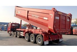 CIMC 50cbm Sand Dumping Trailer will be sent to Malta
