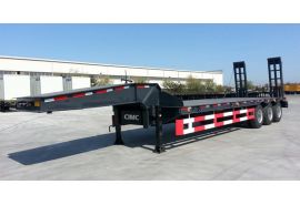 CIMC 60 Ton Lowbed Excavator Trailer will be sent to Rwanda