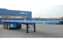 CIMC Flatbed 40ft Tri Axle Trailer will be sent to Guyana