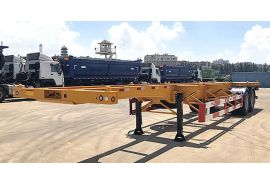 CIMC 40ft Skeleton Container Truck Trailer will be sent to Jamaica