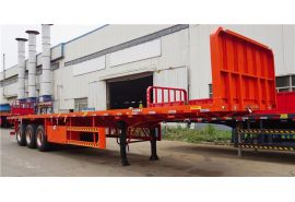 3 Axle Flatbed Trailer with Front Board will be shipped to Zambia