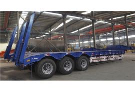 Tri Axle 60 Ton Low Loader Truck Trailer will be sent to Seychelles