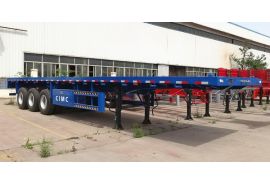 Tri Axle Flatbed Trailer will be sent to Jamaica