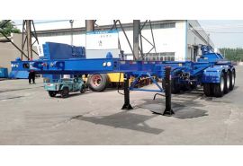 Tri Axle 40 Ft Container Chassis Trailer will be sent to Nigeria