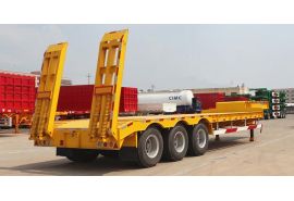 CIMC 3 Axle Low Bed Truck Trailer for Sale in Zimbabwe