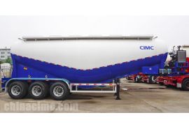 CIMC 50CBM Dry Bulk Cement Tanker Trailer for Sale in Botswana
