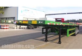 Tri Axle 40 Ft Flatbed Trailer will be sent to Tanzania