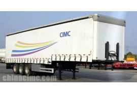 CIMC Tri Axle Curtain Side Trailer will be sent to Nigeria
