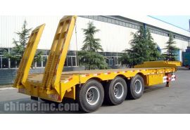 CIMC Tri Axle Semi Low Bed Trailer will be sent to Mauritania