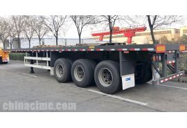 CIMC 12m Tri Axle Trailer Ready Ship to Harare Zimbabwe