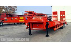 CIMC Tri Axle Drop Deck Trailer will be sent to Mozambique