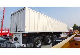 CIMC Tri Axle Dry Van Box Semi Trailer for Sale Near Me in Zambia