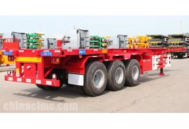 CIMC 40 ft Intermodal Container Chassis Trailer Ready Ship to Malta