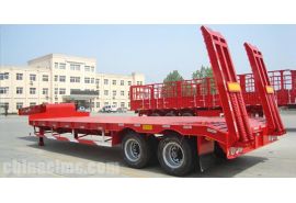 2 Axle 40 Ton Semi Low Bed Trailer will be sent to Senegal