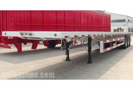 CIMC 40 ft Container Flatbed Trailer will be sent to Zambia
