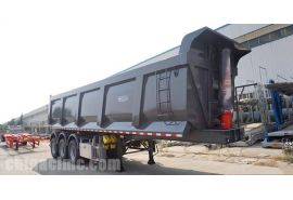 3 Axle U Shape 33CBM End Dump Trailer will be sent to Mali