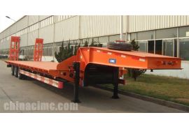 CIMC Tri Axle Low Loader Truck will be sent to Ethiopia