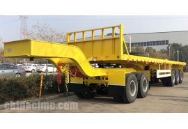 CIMC Tri Axle Trailer with Dolly Ready Ship to Ghana Accra