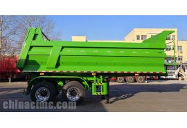 2 Axle 40 Ton End Dump Semi Trailer will be sent to Kenya
