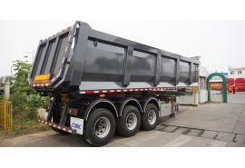 35CBM 3 Axle Tipper Semi Trailer is ready to shipped to Tanzania