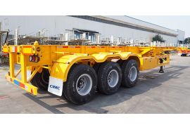CIMC 40Ft Container Chassis Trailer will be transported to Philippines