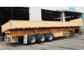 CIMC 40 Ton Tri Axle Side Tipper Trailer will be sent to Guyana