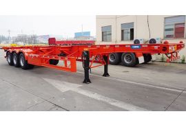 CIMC Tri Axle 40Ft Shipping Container Chassis Trailer will be sent to Congo 