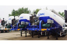 CIMC 30 Cubic 3 Axle Cement Bulker Trailer will be shipped to Philippines