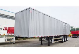 CIMC 3 Axle 40 Foot Dry Van Box Trailer will be shipped to Namibia
