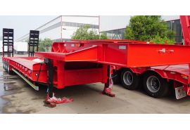 CIMC 4 Line 8 Axle Lowbed Semi Trailer will be shipped to Congo