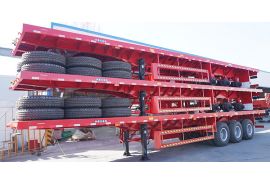 12 Metre 3 Axle Flatbed Truck Trailer will be shipped to Zimbabwe