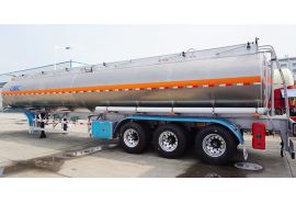 CIMC 50000Ltrs Tri Axle Aluminium Fuel Tanker Trailer will be exported to Costa Rica