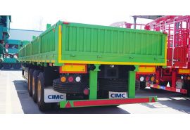CIMC 3 Axle 40 Ton Side Wall Semi Trailer will be sent to Liberia