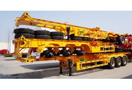 CIMC Tri Axle 40Ft Skeleton Semi Trailer will  be shipped to Congo 