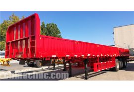 Tri Axle 80 Ton Side Wall Trailer is ready ship to Sudan