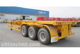 CIMC 40 ft Container Chassis Trailer will be sent to Jamaica