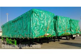 60 Ton Trailer Triaxle with Boards will be sent to Zimbabwe