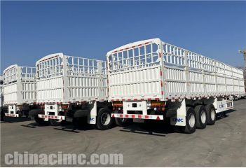 CIMC Trailer 60 Ton Fence Cargo Semi Trailer will be sent to Sudan