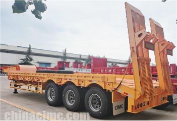 3 Axle 80 Ton Low Bed Trailer is shipping to Congo