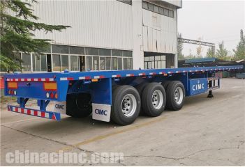 Tri Axle 40 ft Flatbed Trailer will be sent to Senegal